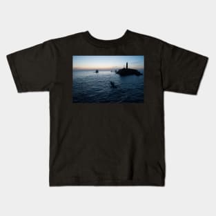 Lighthouse Sunset Kids T-Shirt